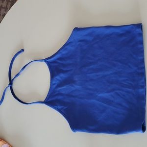 Brandy Melville halter crop, royal blue, OS